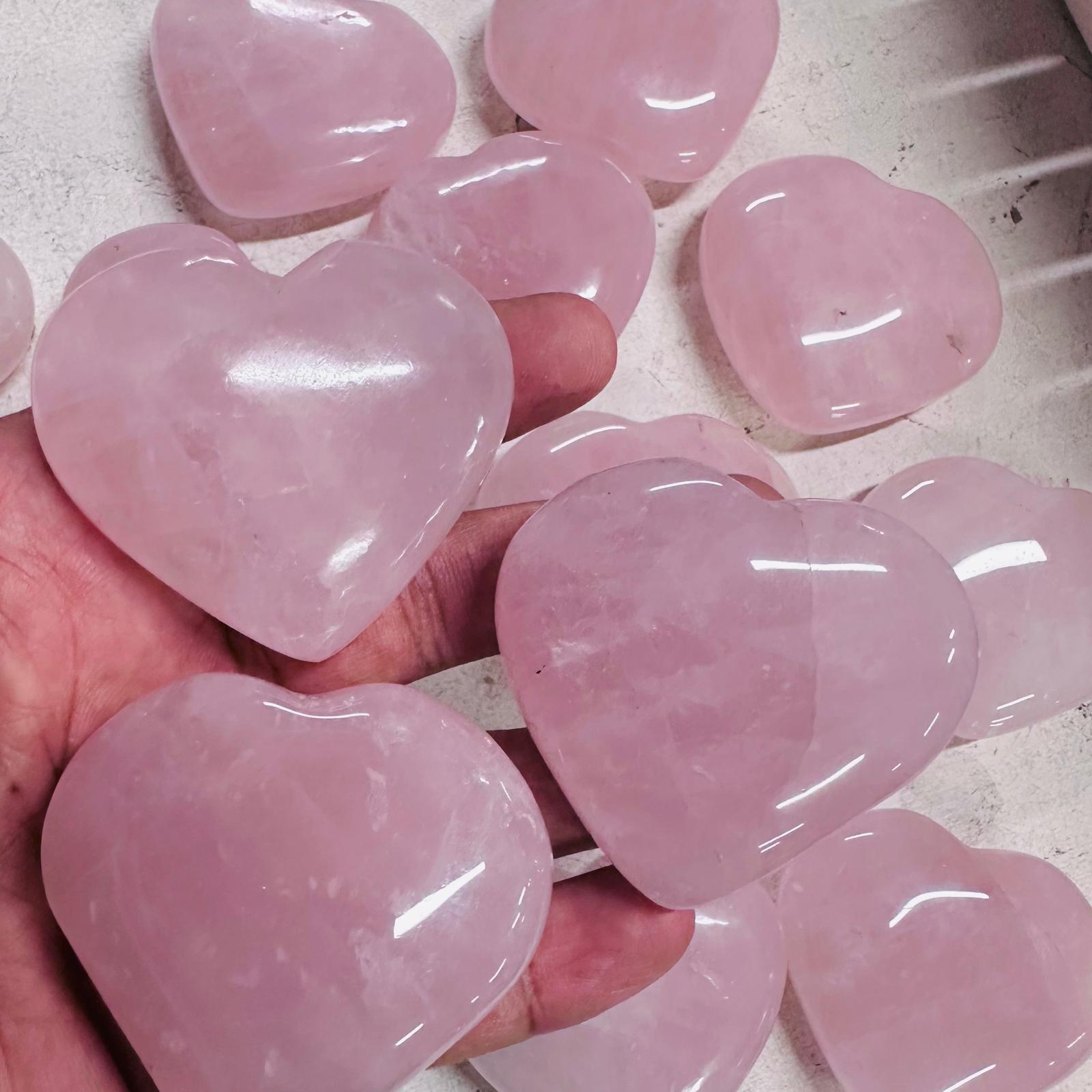 Rose Quartz Heart - 5-6cm Rose Quartz Heart - 5-6cm